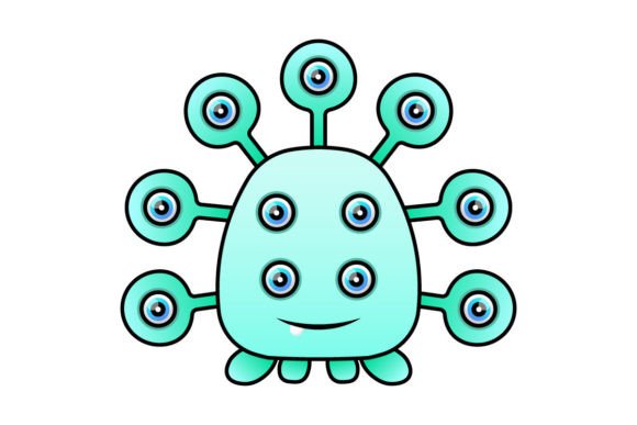 Download Cute Illustration Design Alien Vector - Premium Resources