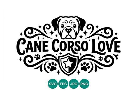 Download Cane Corso Love Dog Vector Art - Dog Collection