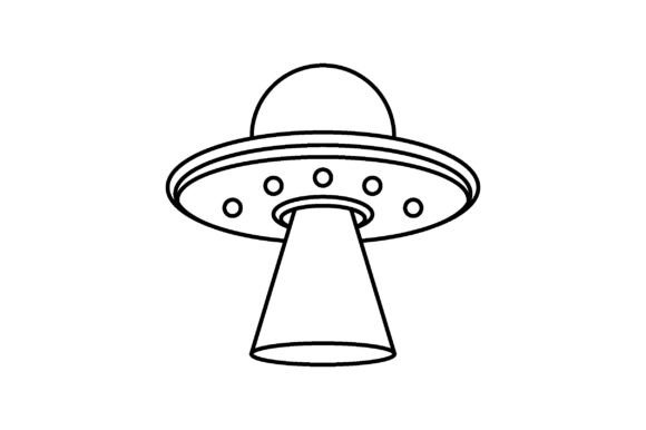 Download Ufo Icon Alien Vector Design Outline - Premium Resources