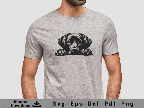 Download Peeking Labrador Retriever Dog Svg File - Dog Collection