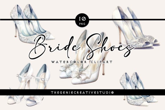 Download Watercolor Bride Shoes PNG Clipart - Watercolor Collection