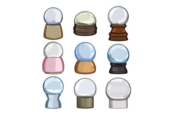 Download Snow Ball Set Cartoon Vector Illustratio - Premium Bundle