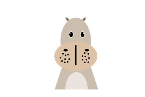 Download Easy Hippo Illustration - Hippo Collection