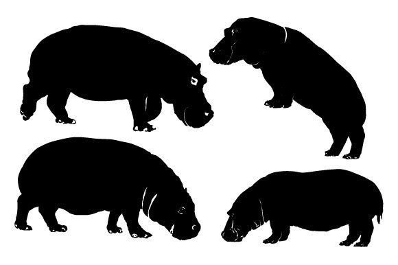 Download Hippo SVG Graphic Design - Hippo Collection