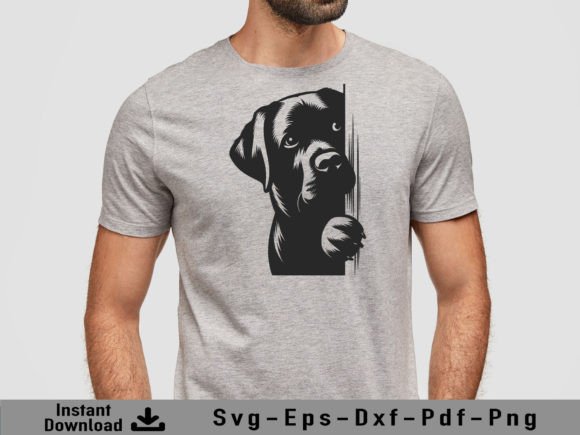 Download Peeking Labrador Retriever Dog Svg File - Dog Collection