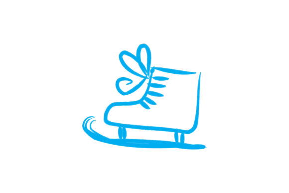 Download Christmas Icon Ice Skating Shoes Vector - Shoes vector Collection